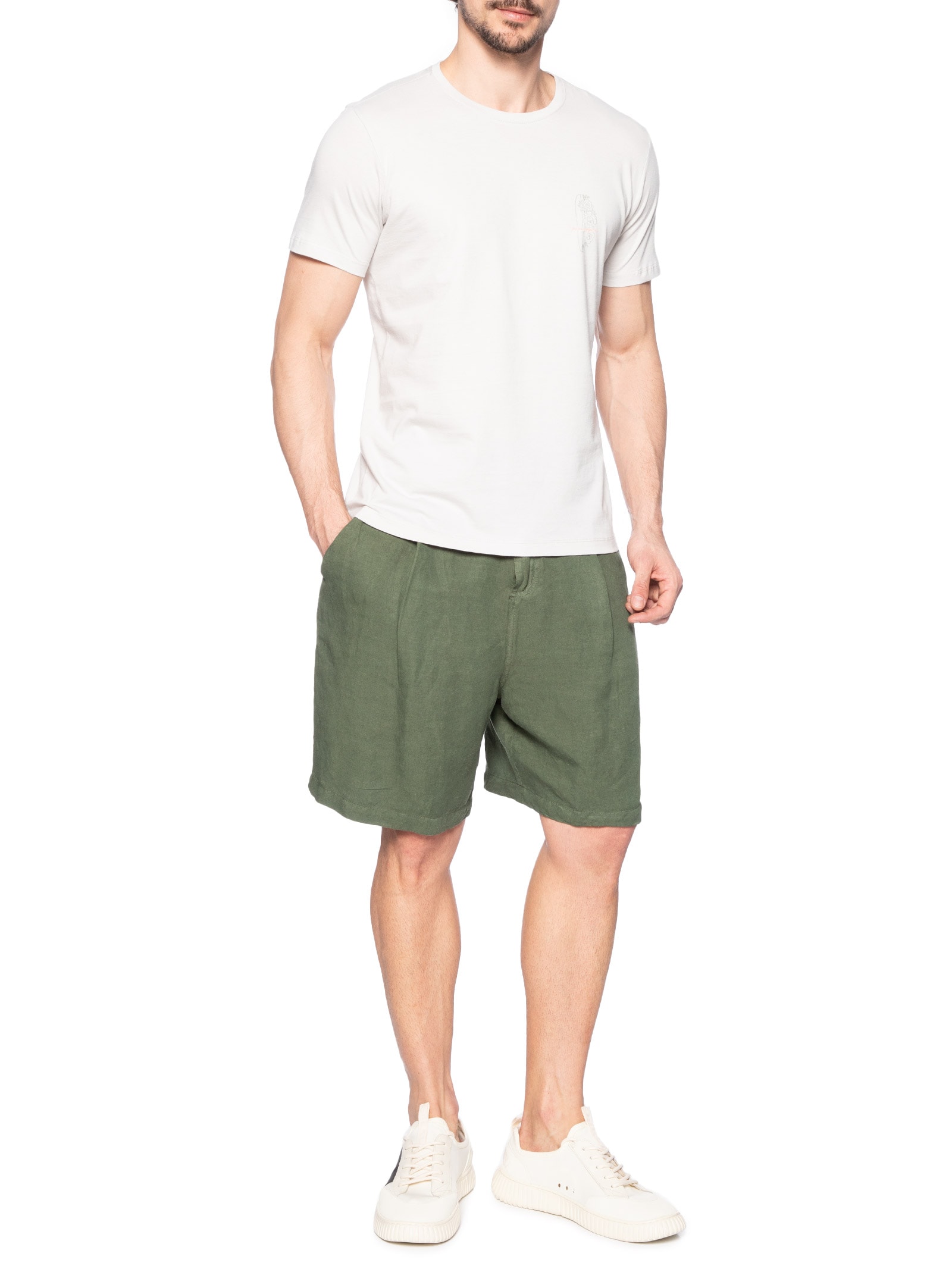 Camiseta Masculina Silkada Pranchão Cinza Pineapple