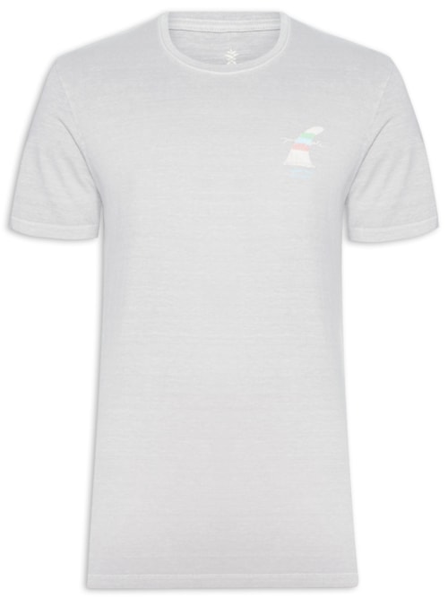 Camiseta Masculina Silkada Quilha – Cinza