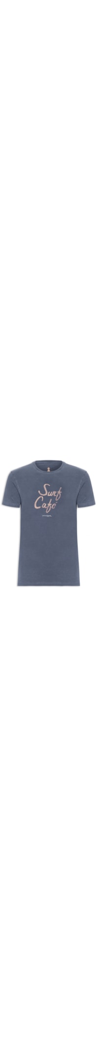 Camiseta Masculina Silkada Surf Café - Azul