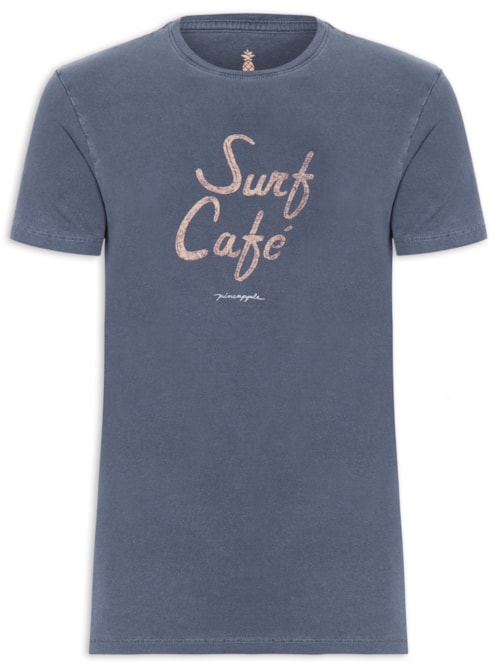 Camiseta Masculina Silkada Surf Café – Azul
