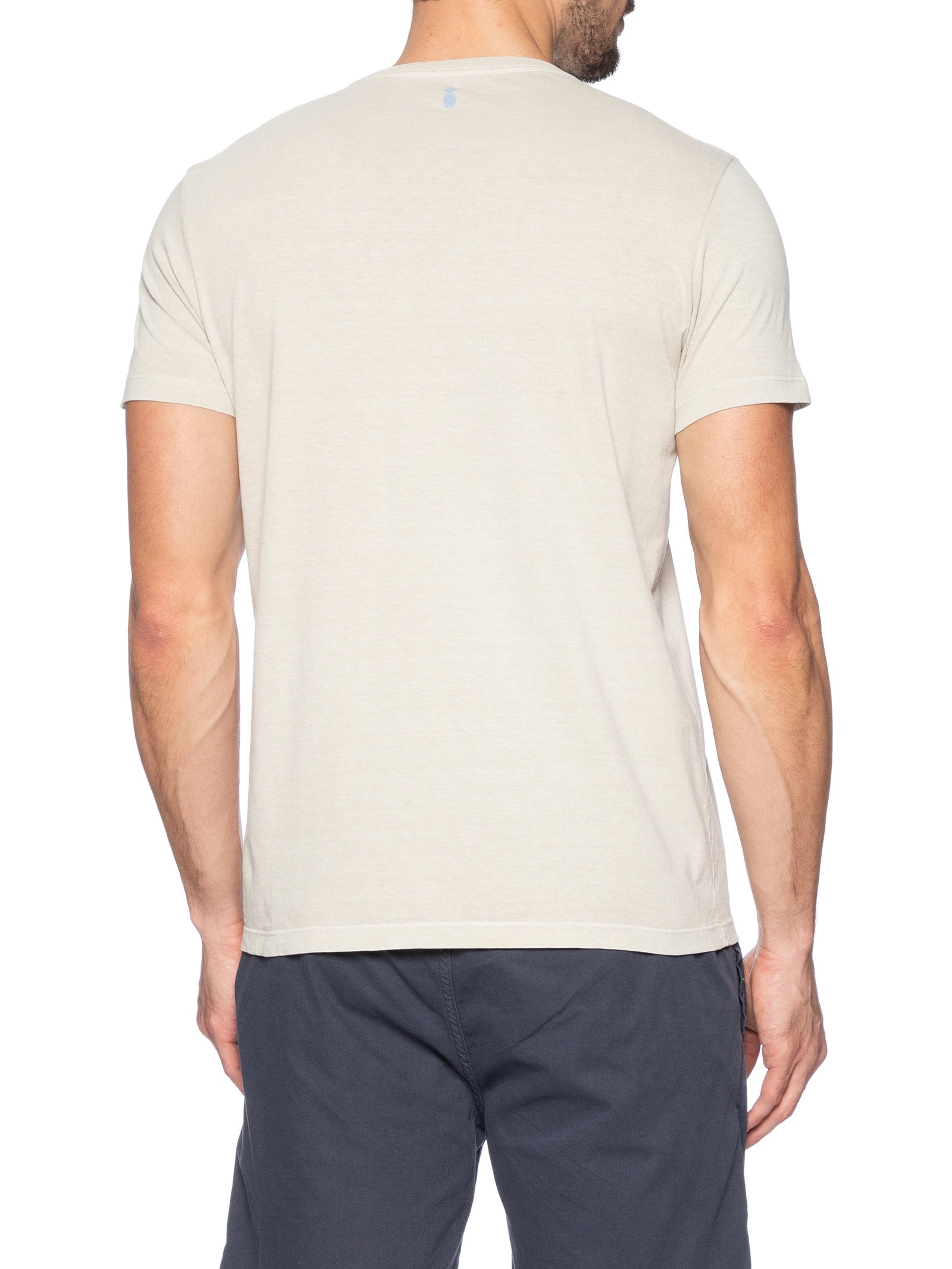 Camiseta Masculina Silkada Vespa Bege Pineapple