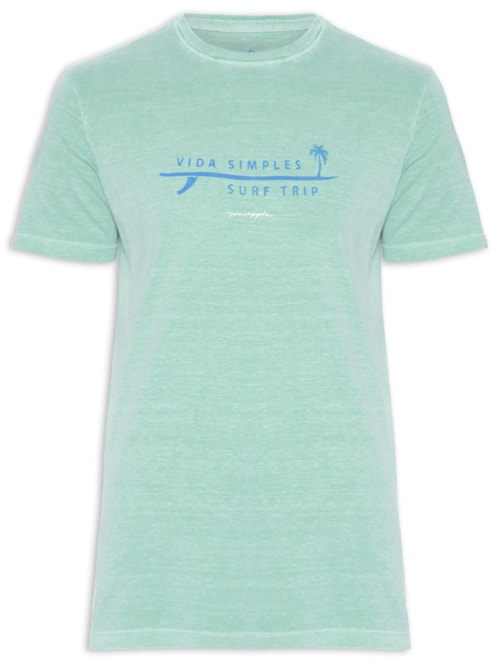 Camiseta Masculina Silkada Vida Simples – Verde