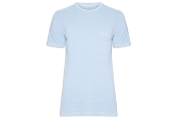 Camiseta Masculina Silkada View - Azul