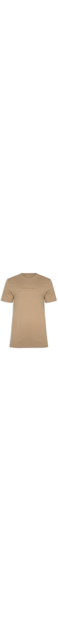 Camiseta Masculina Simple As Nature - Marrom
