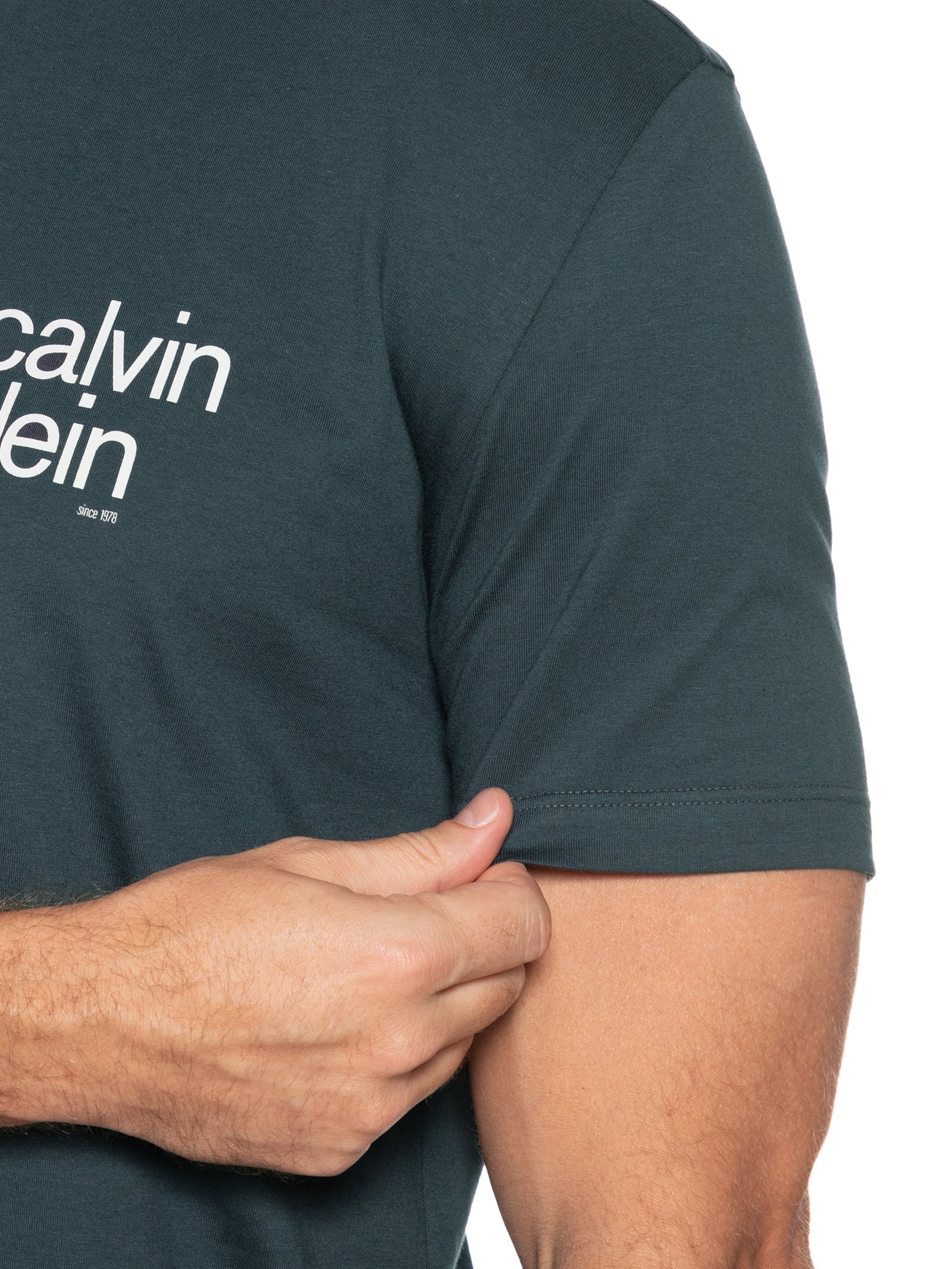 Camiseta Masculina Since 1978 Azul Calvin Klein - White Label