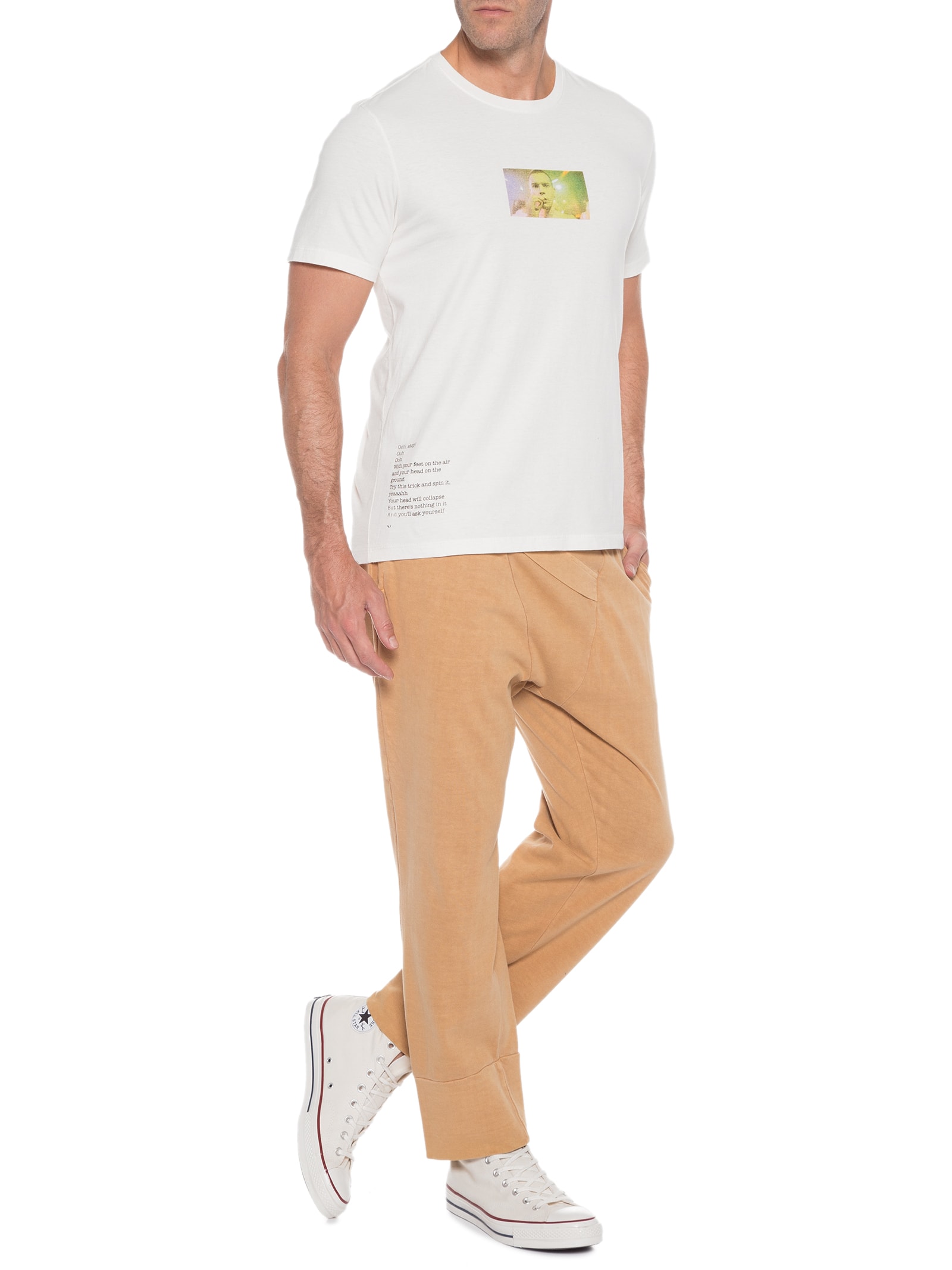 Camiseta Masculina Singer Picture Off White Spirito Santo