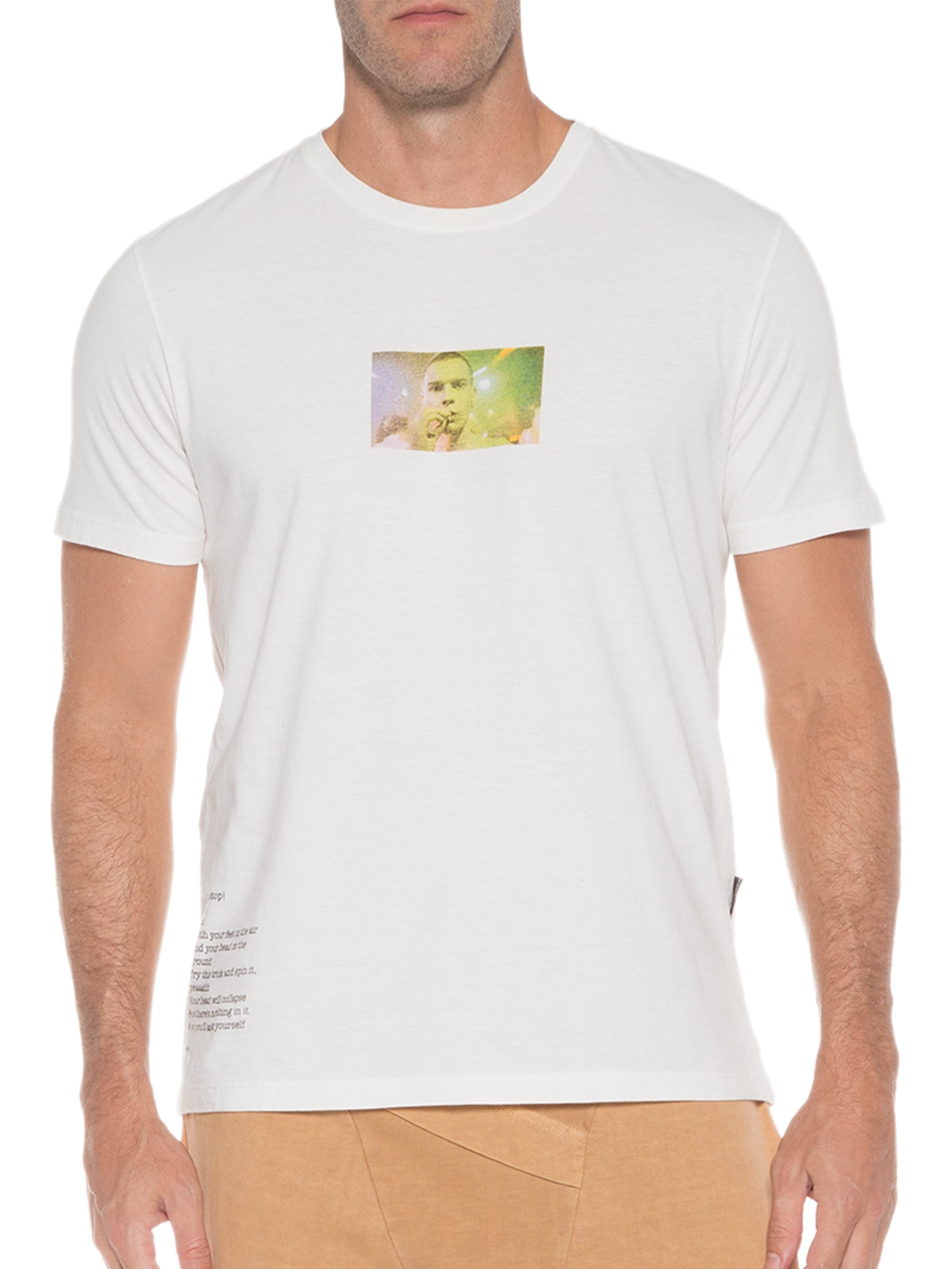 Camiseta Masculina Singer Picture Off White Spirito Santo