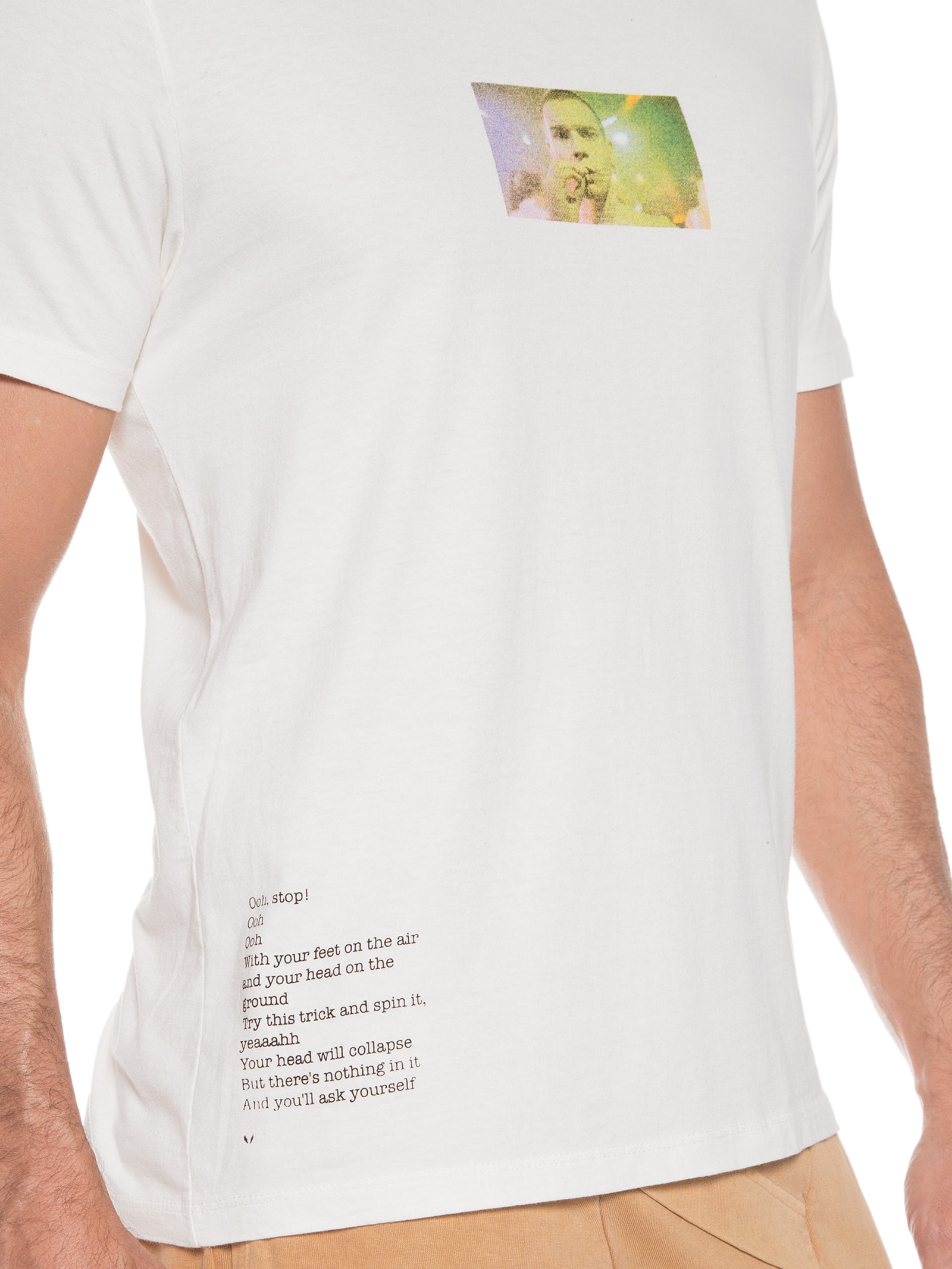 Camiseta Masculina Singer Picture Off White Spirito Santo