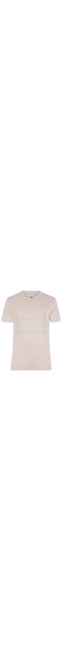 Camiseta Masculina Slim - Bege