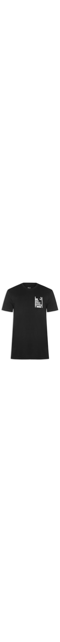 Camiseta Masculina Slim Born To Be Firmeza SP - Preto