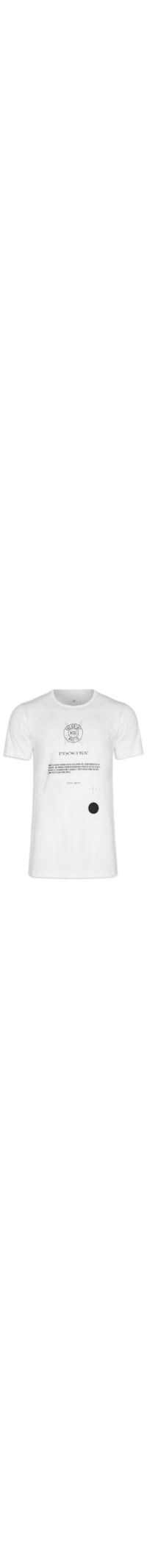 Camiseta Masculina Slim - Branco