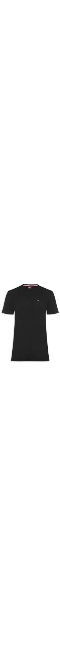 Camiseta Masculina Slim C Neck Tee - Preto