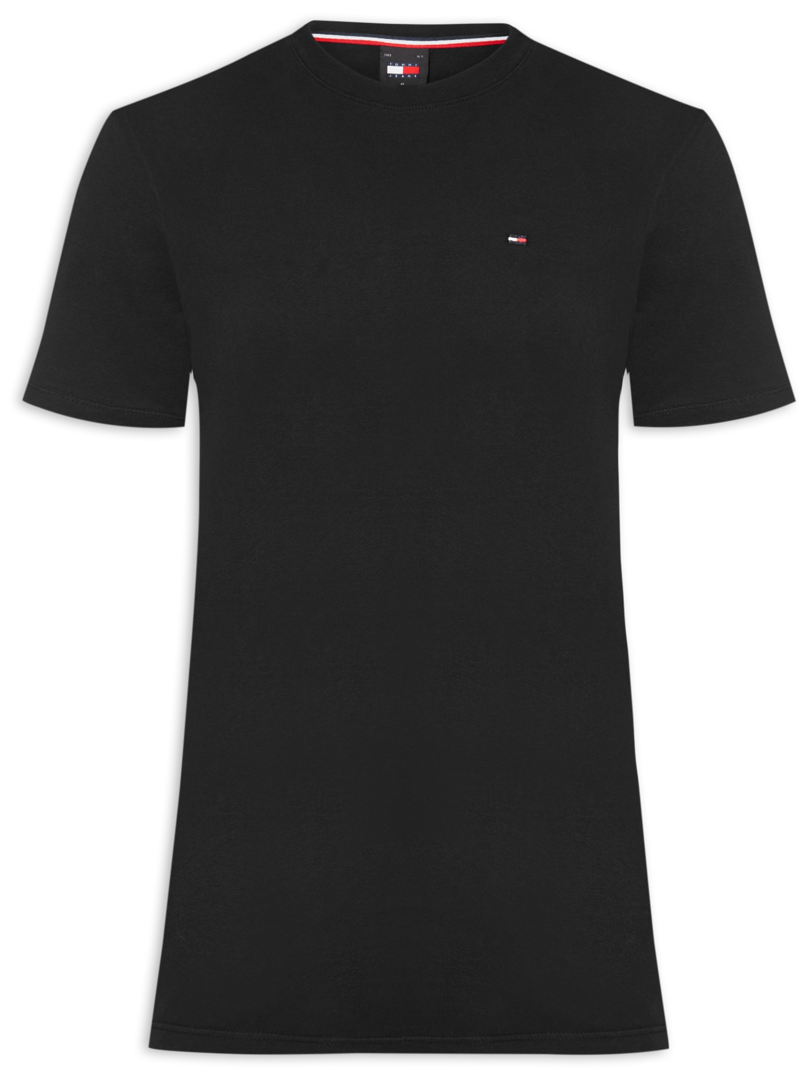 Camiseta Masculina Slim C Neck Tee Preto Tommy Jeans