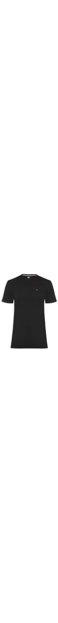 Camiseta Masculina Slim C Neck Tee - Preto
