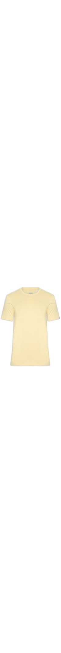 Camiseta Masculina Slim Fit Com Logo No Punho - Amarelo