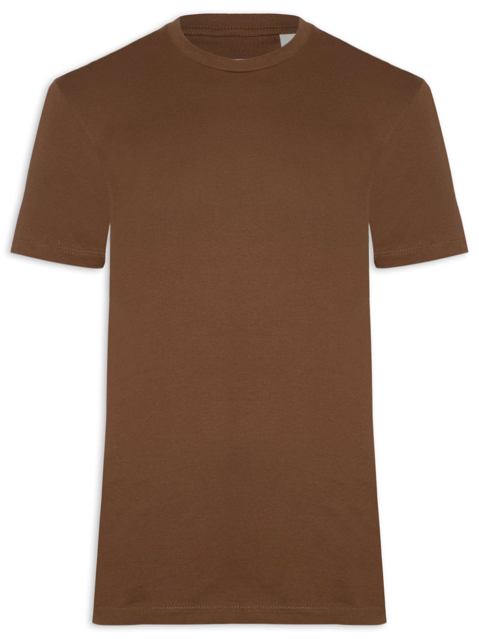 Camiseta Masculina Slim Fit com Logo no Punho Marrom Levi's