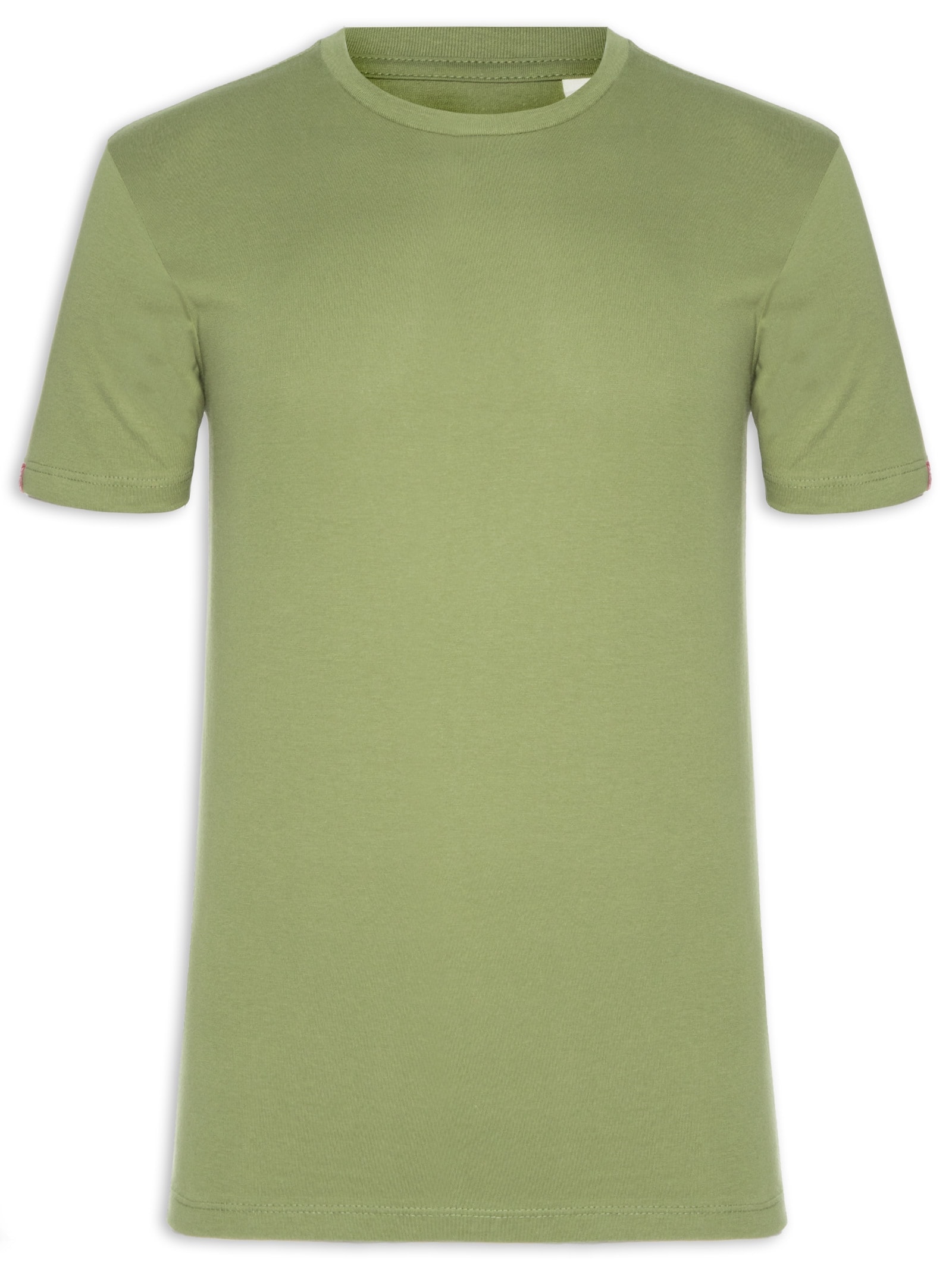 Camiseta Masculina Slim Fit com Logo no Punho Verde Levi's
