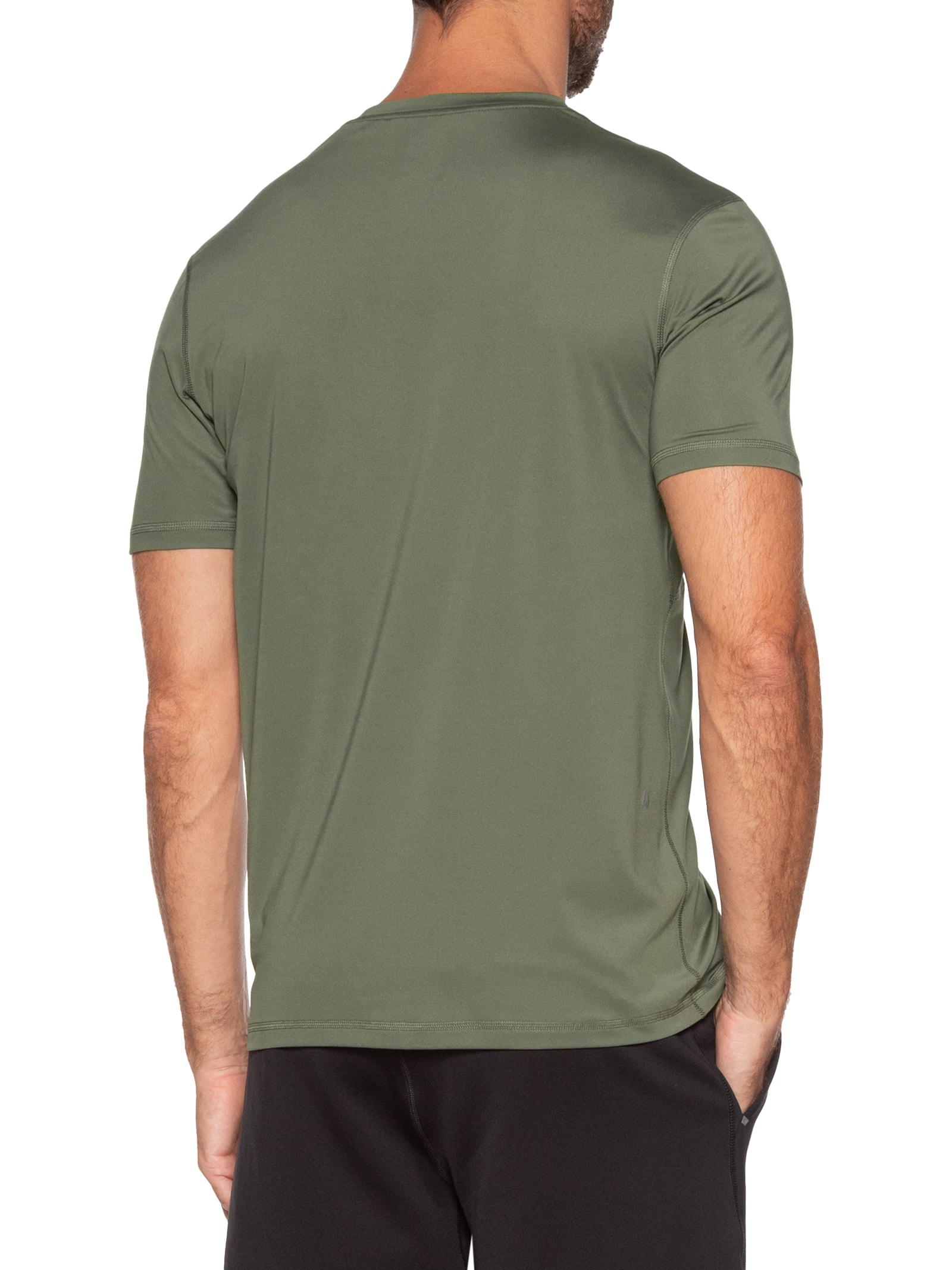 Camiseta Masculina Slim-Fit com Logo Tee Ac Bege Boss