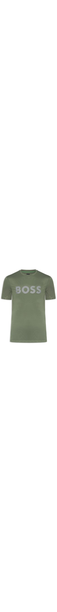 Camiseta Masculina Slim-Fit com Logo Tee Ac - Bege