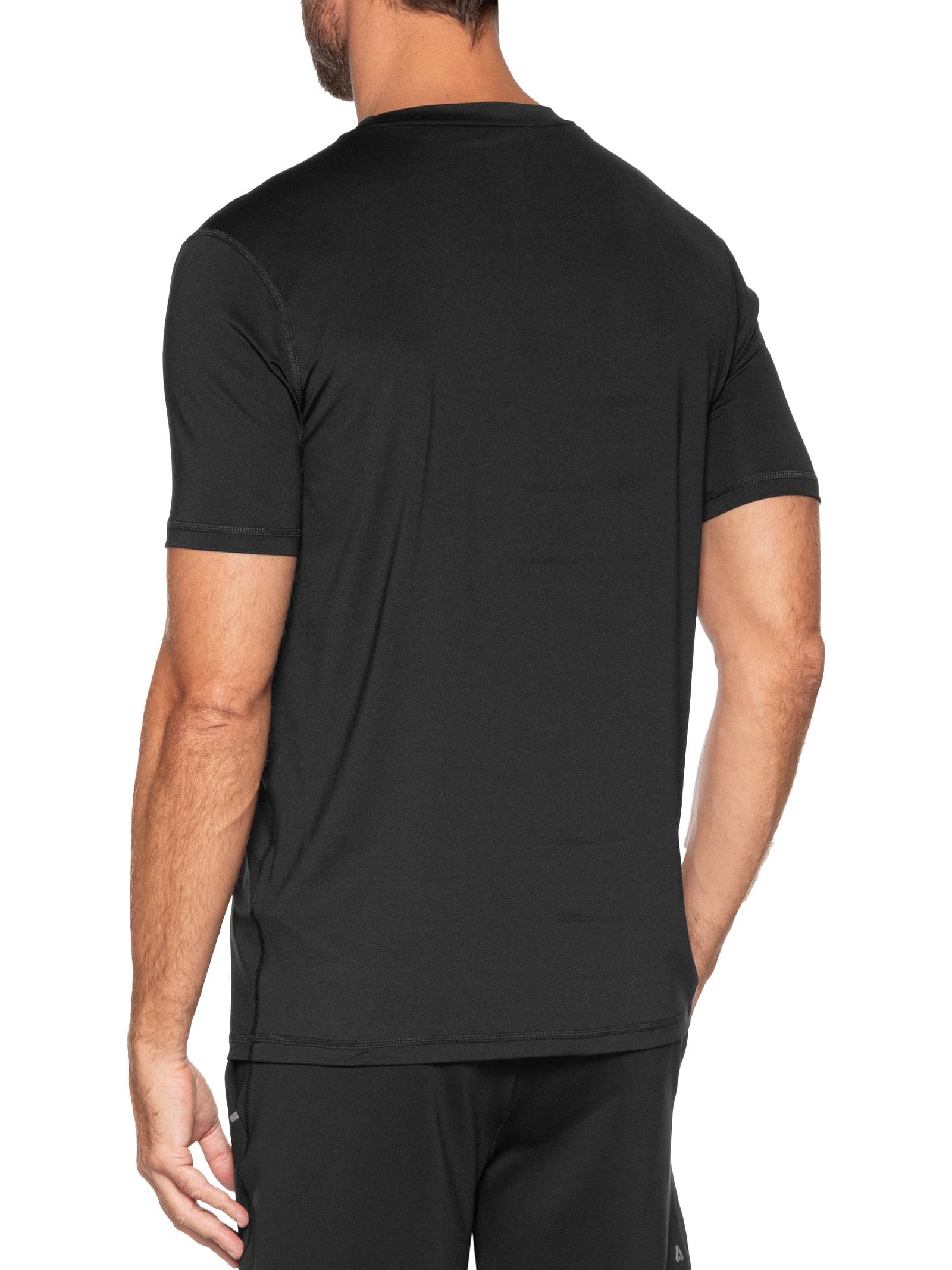 Camiseta Masculina Slim-Fit com Logo Tee Ac Preto Boss