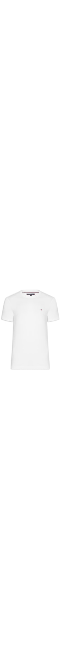 Camiseta Masculina Slim Fit Core Stretch - Branco