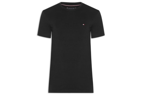 Camiseta Masculina Slim Fit Core Stretch - Preto
