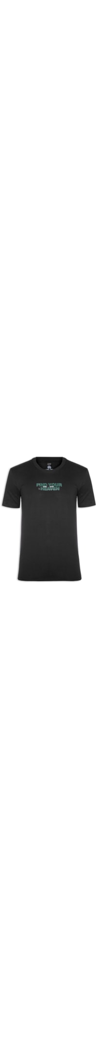Camiseta Masculina Slim Fit Heaven - Preto