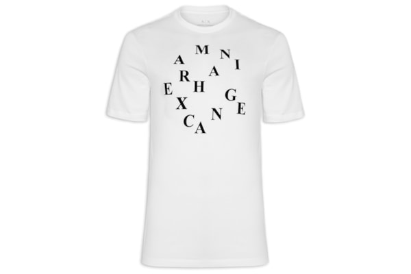 Camiseta Masculina Slim Fit Logo Orgânico - Branco