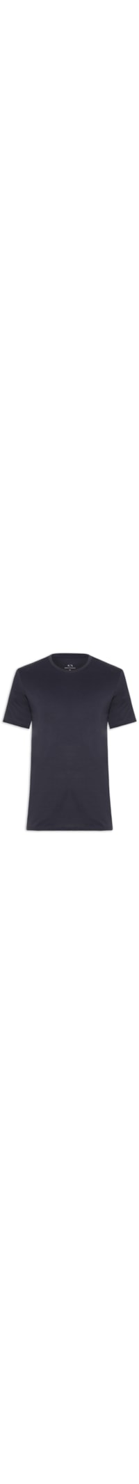 Camiseta Masculina Slim Fit Pima - Azul