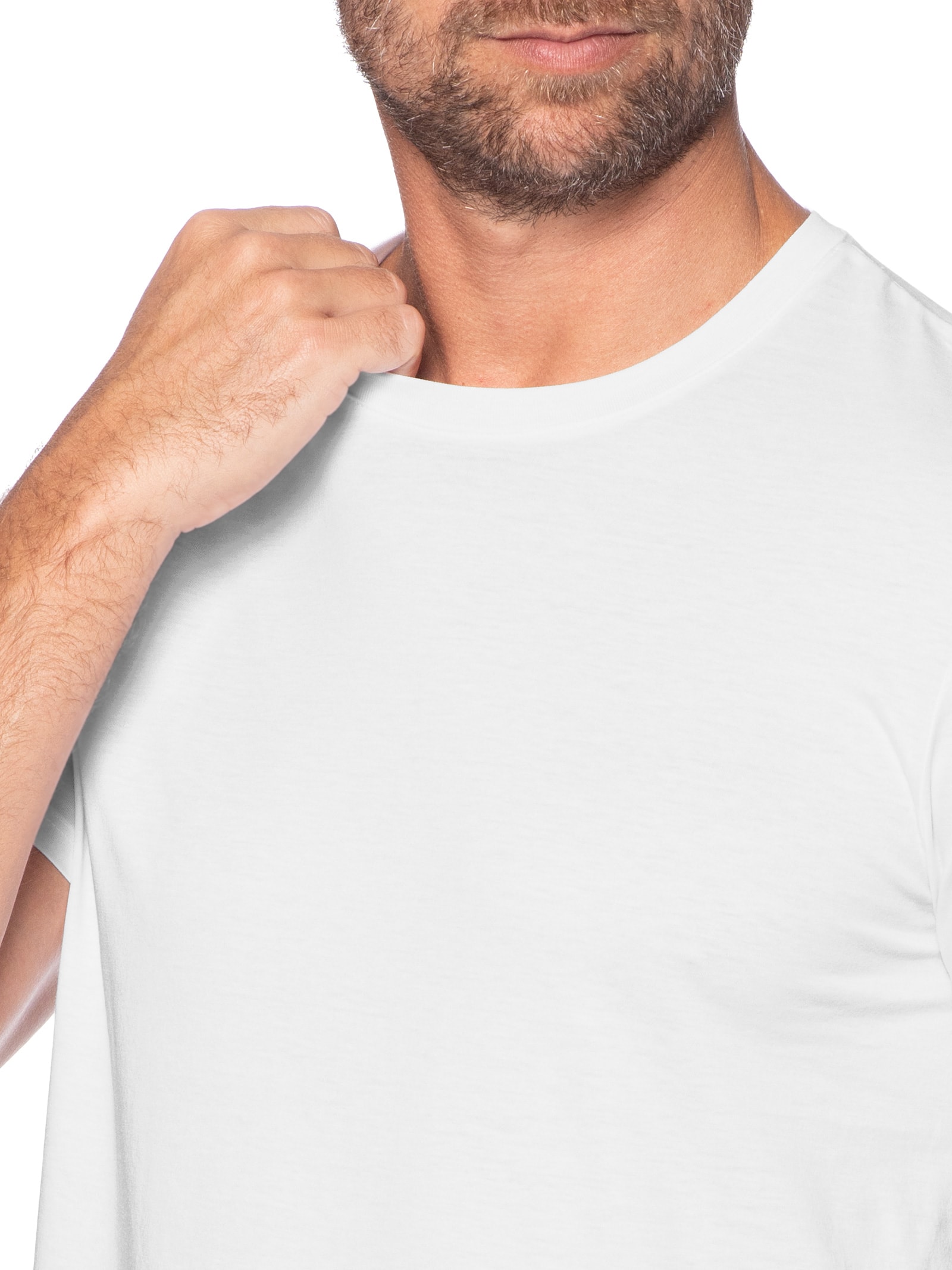 Camiseta Masculina Slim Fit Pima Branco Armani Exchange