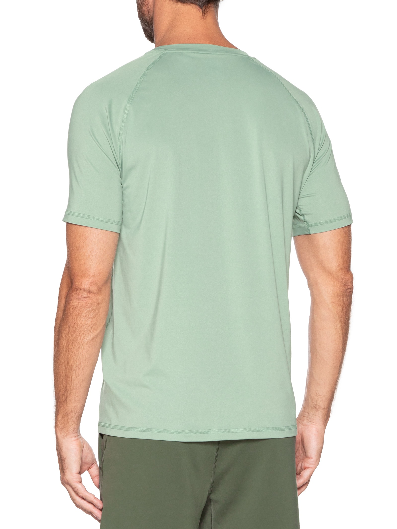 Camiseta Masculina Slim-Fit Reflect Details Tee Ac Verde Boss