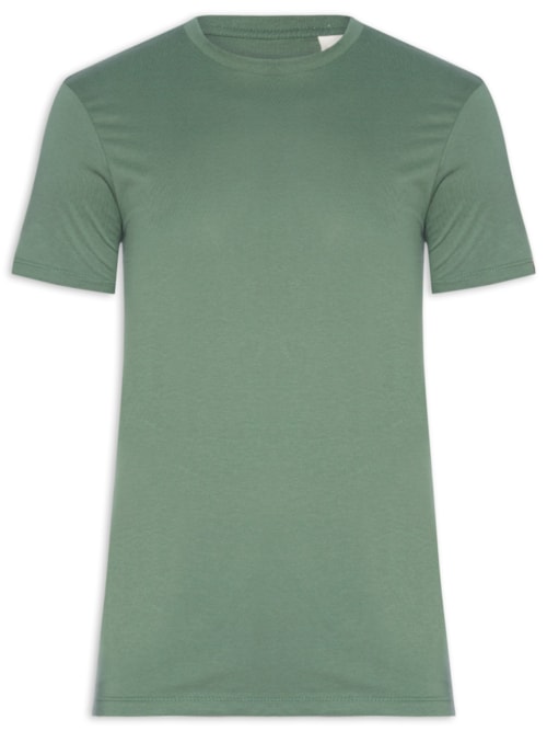 Camiseta Masculina Slim Fit – Verde