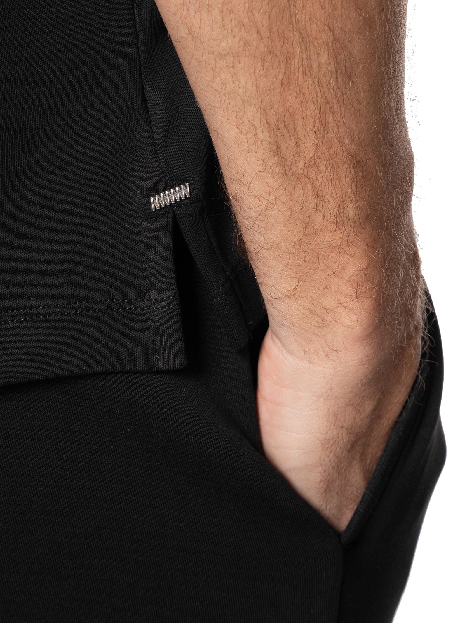 Camiseta Masculina Slim Jeans Dargentee Preto Hugo