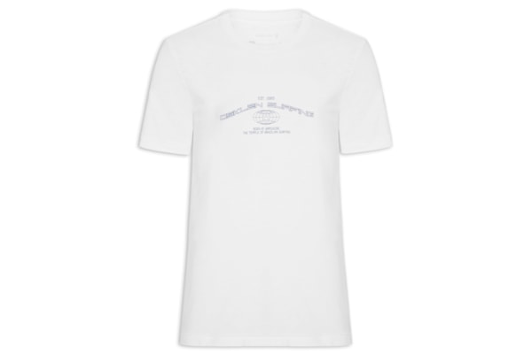 Camiseta Masculina Slim Manga Curta - Branco