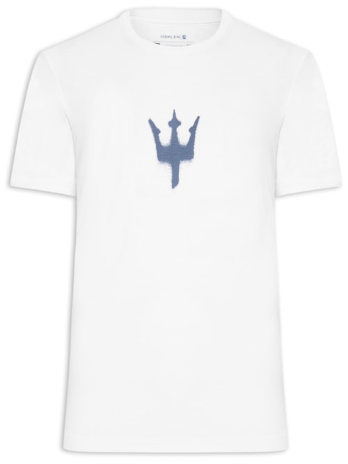 Camiseta Masculina Slim Manga Curta – Branco