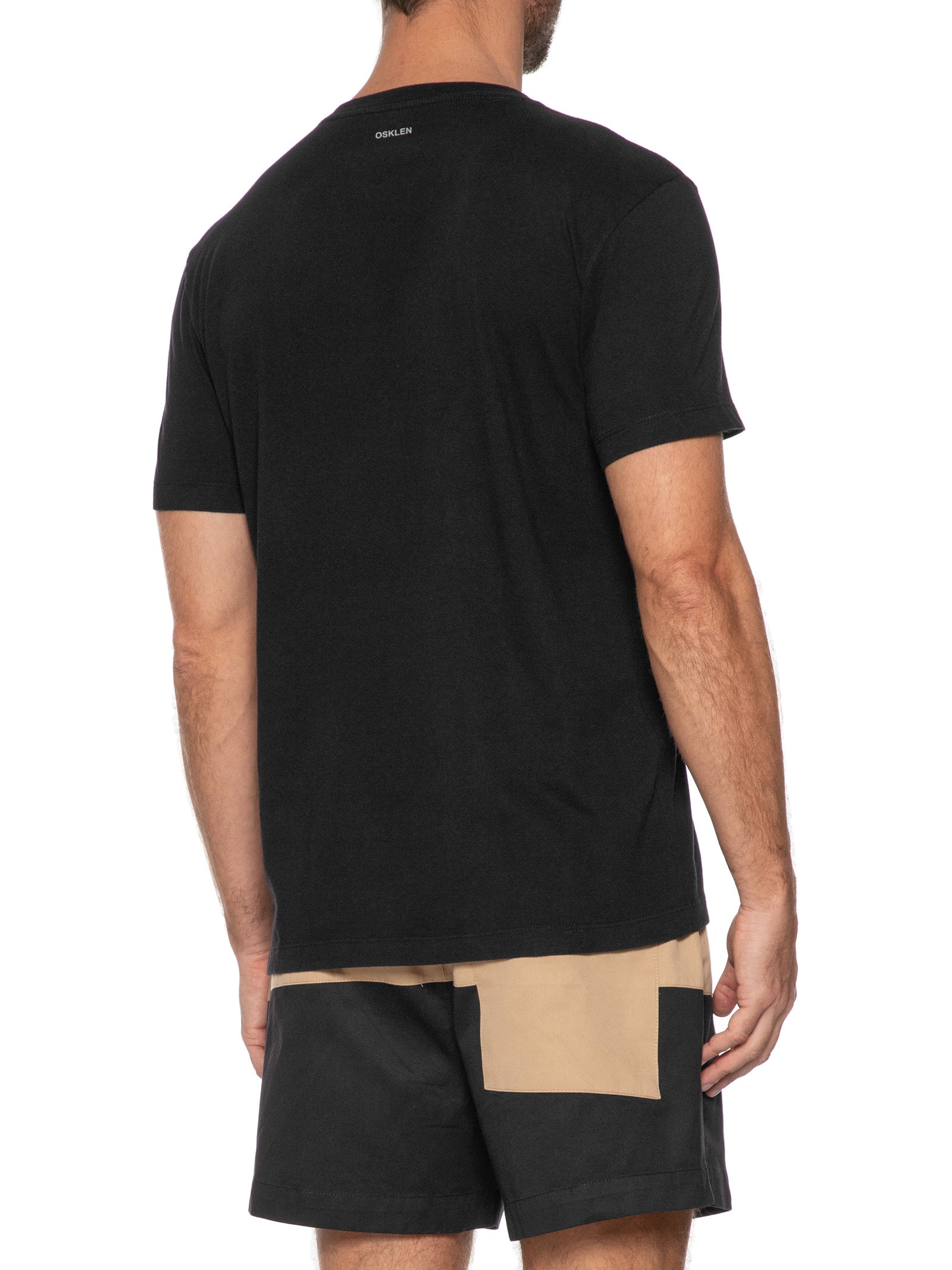 Camiseta Masculina Slim Pirarucu Regenerate Life Preto Osklen