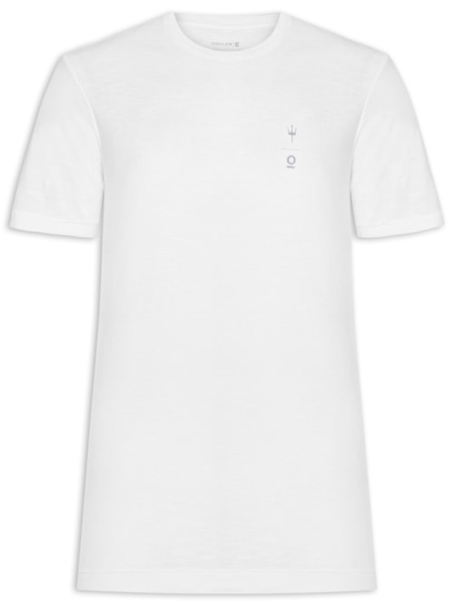 Camiseta Masculina Slim Rough Shaped By Mc – Branco