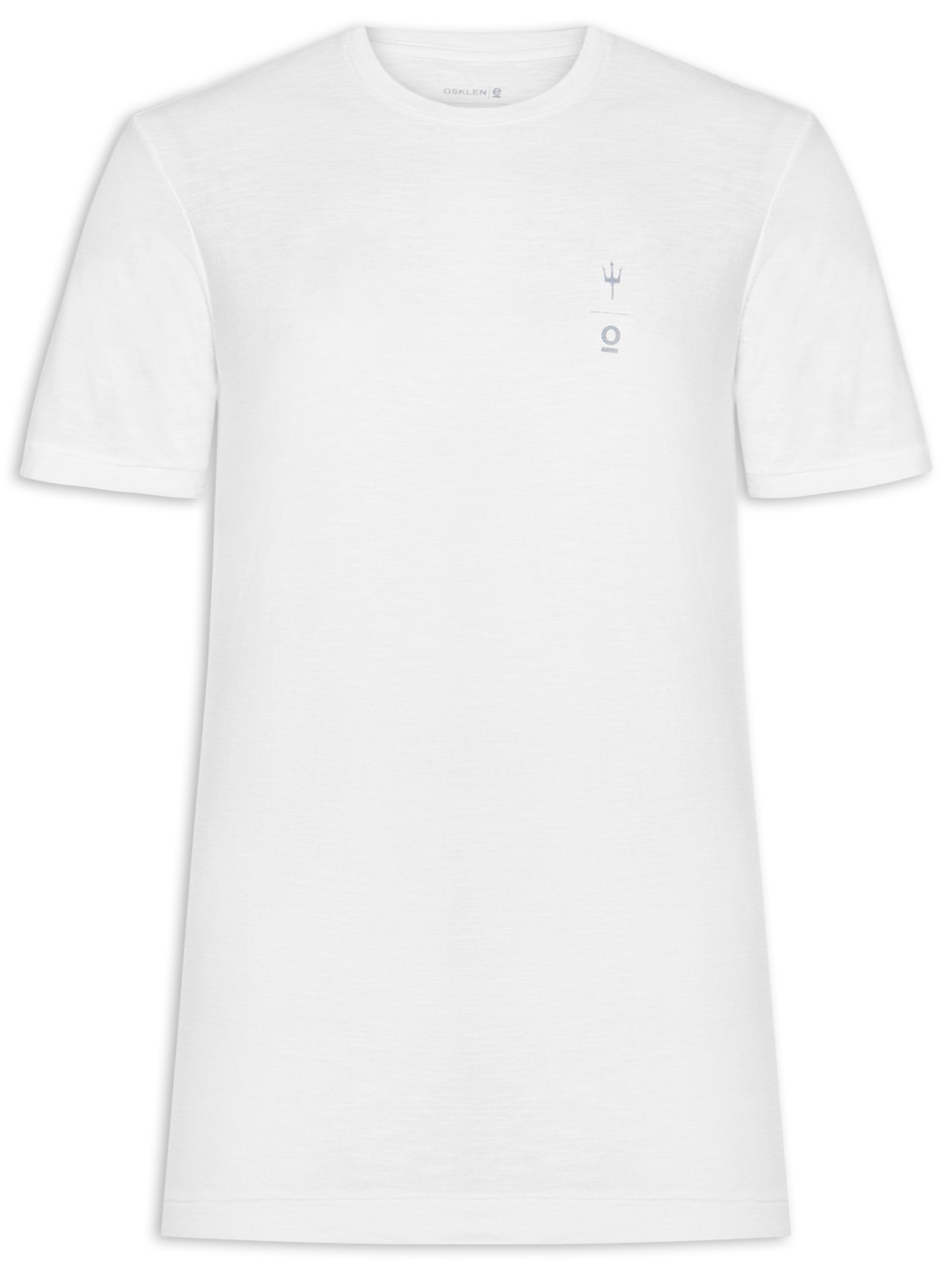 Camiseta Masculina Slim Rough Shaped By Mc Branco Osklen
