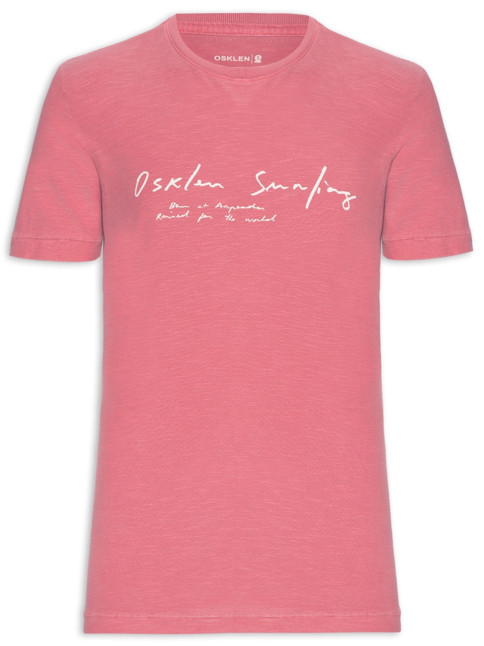 Camiseta Masculina Slim Rough Surfing Arpoador Vermelho Osklen