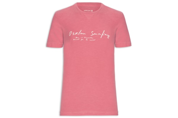 Camiseta Masculina Slim Rough Surfing Arpoador - Vermelho