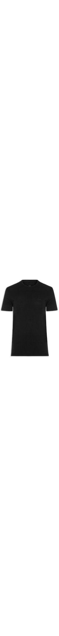 Camiseta Masculina Slim Soft - Preto