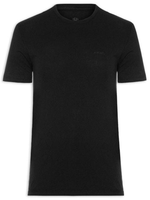 Camiseta Masculina Slim Soft – Preto