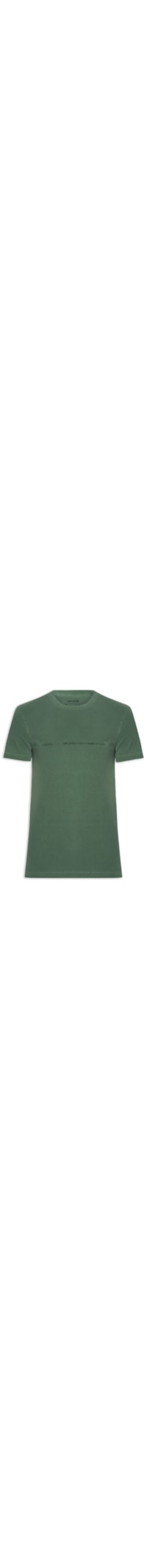 Camiseta Masculina Slim Stone Caiçara Manga Curta - Verde