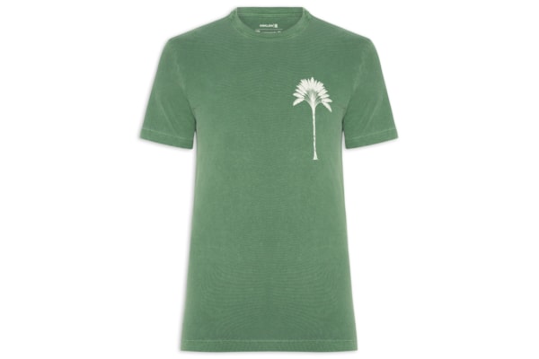 Camiseta Masculina Slim Stone Imperial - Verde
