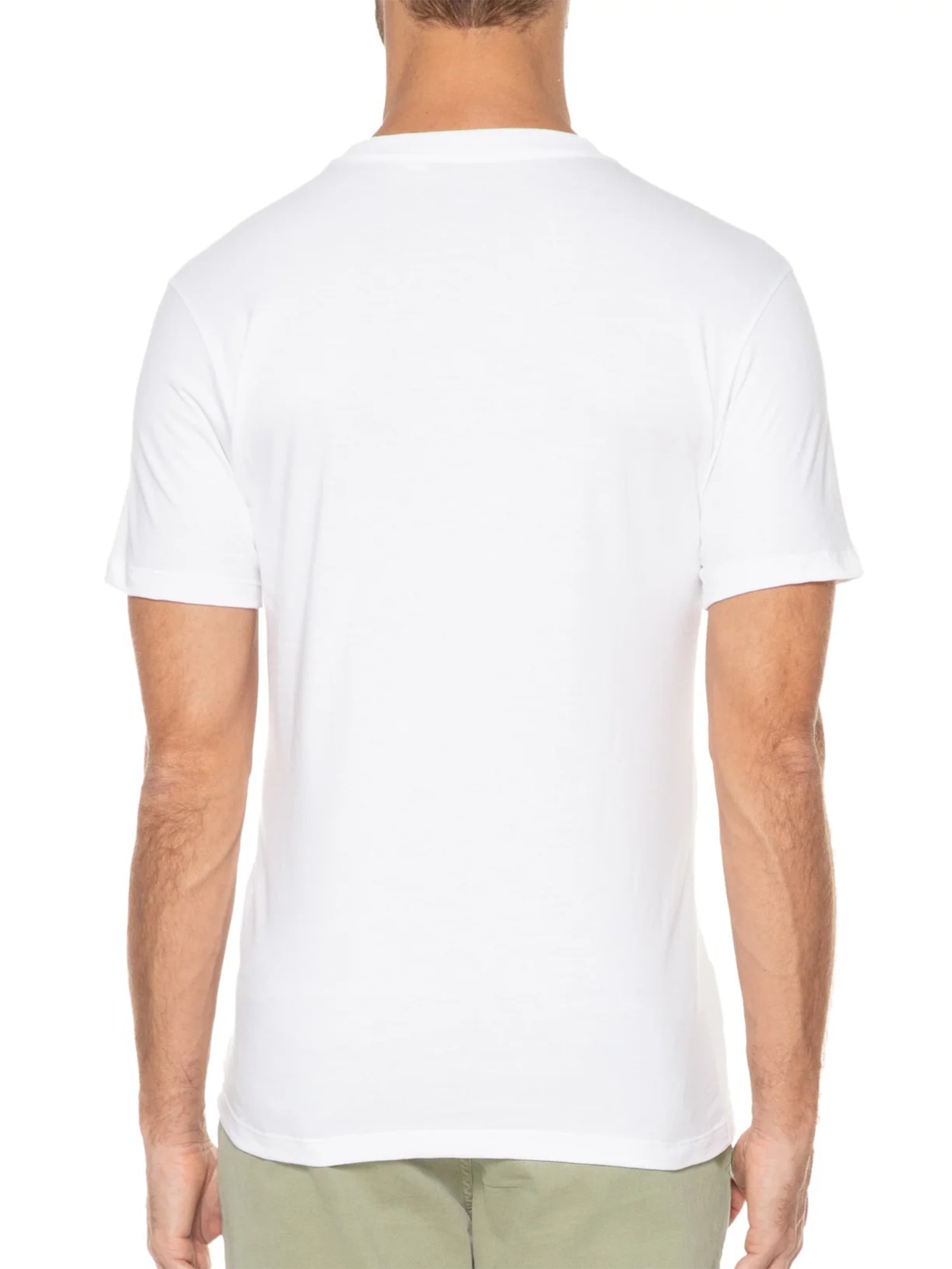 Camiseta Masculina Slim Tab Tee Branco Levi's