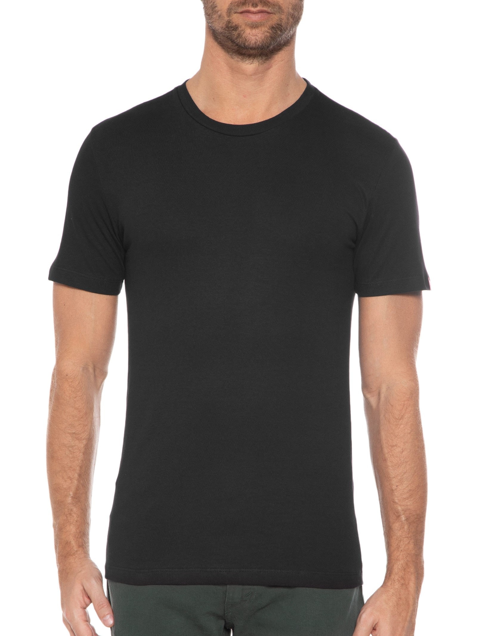 Camiseta Masculina Slim Tab Tee Preto Levi's