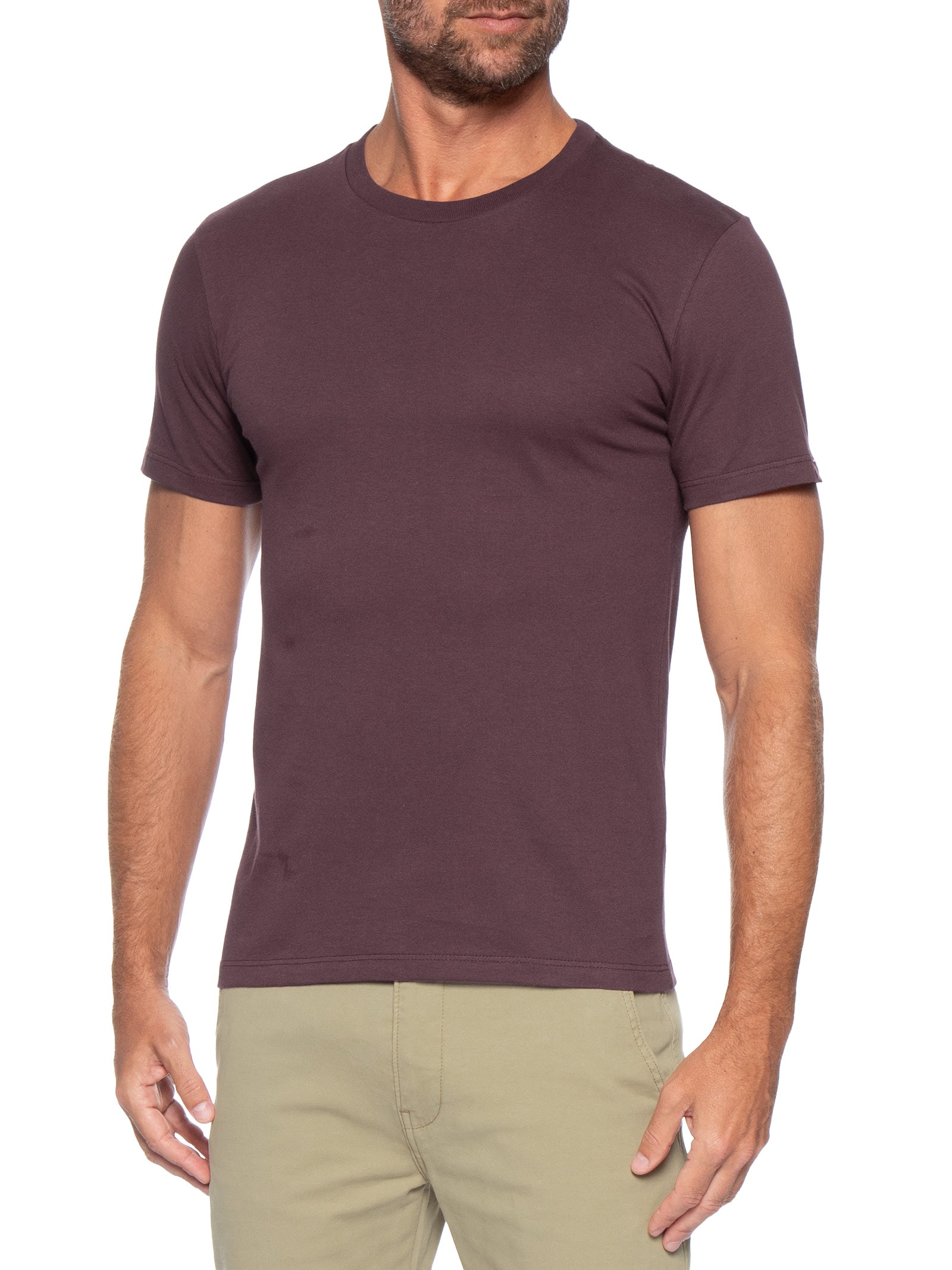 Camiseta Masculina Slim Tab Vermelho Levi's