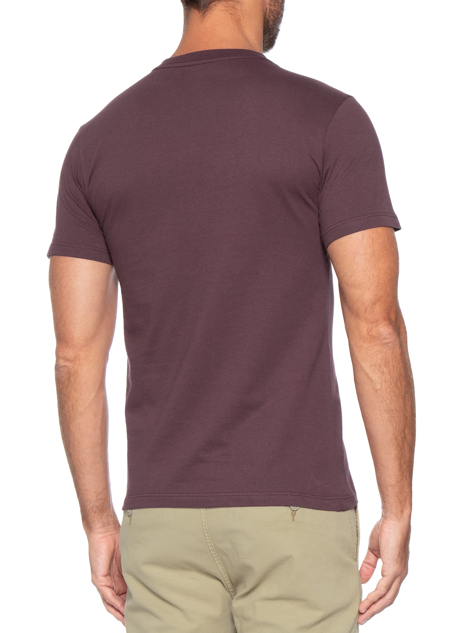 Camiseta Masculina Slim Tab Vermelho Levi's