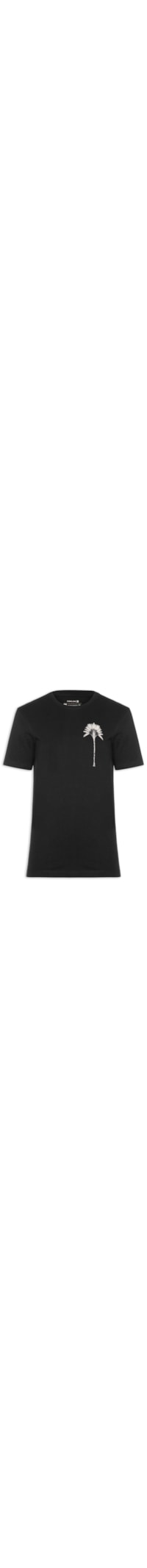 Camiseta Masculina Slim Vintage Imperial Manga Curta - Preto