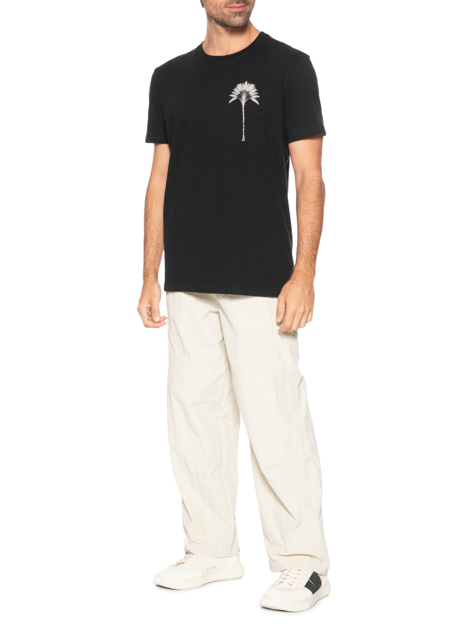 Camiseta Masculina Slim Vintage Imperial Manga Curta Preto Osklen